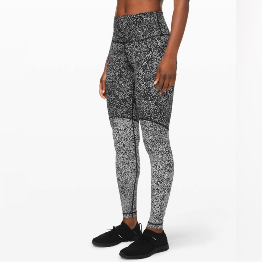 Lululemon Wunder Under High- Rise Blocked Polar Shift Alpine 28” Tight Size 6